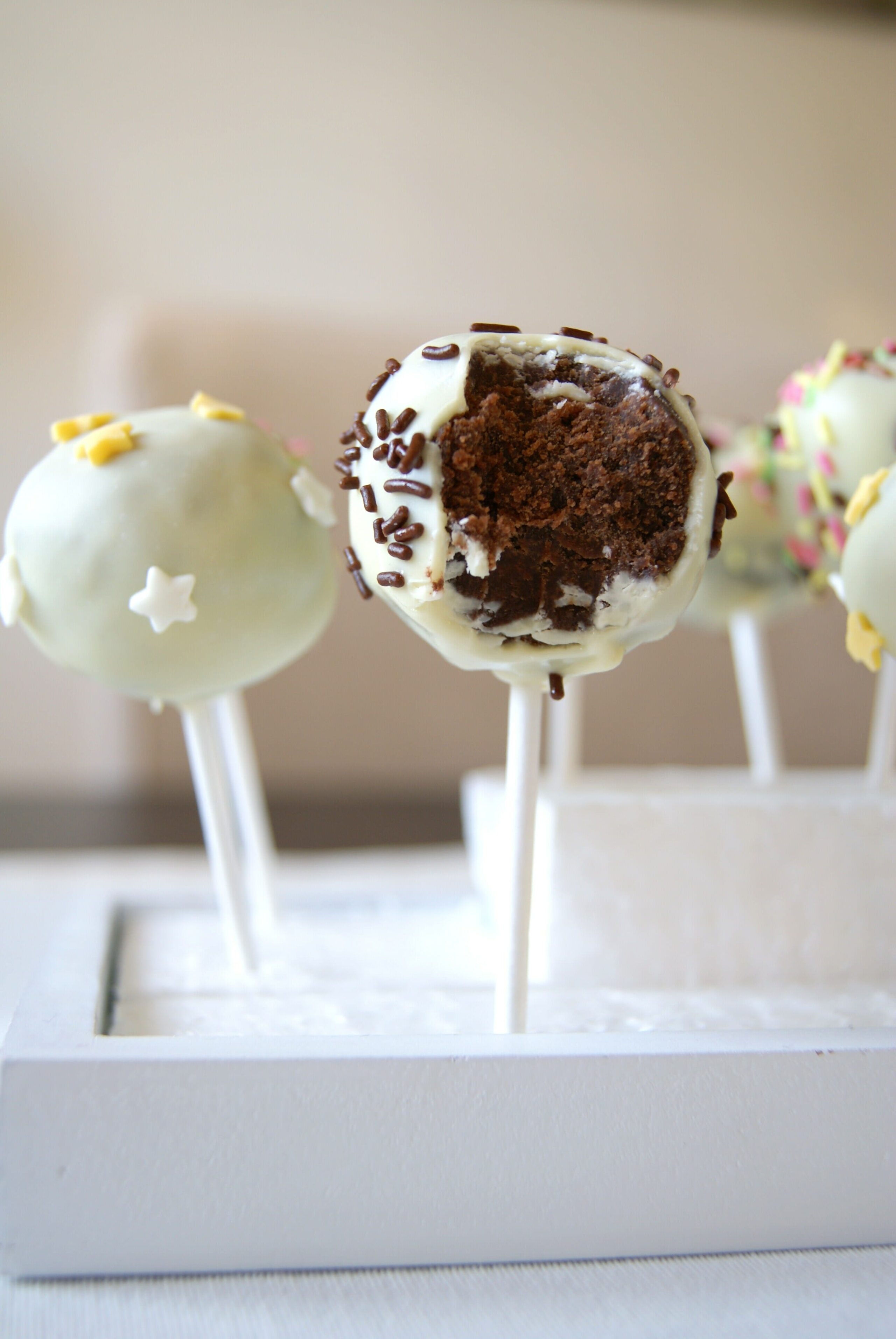 Cake pops chocolat