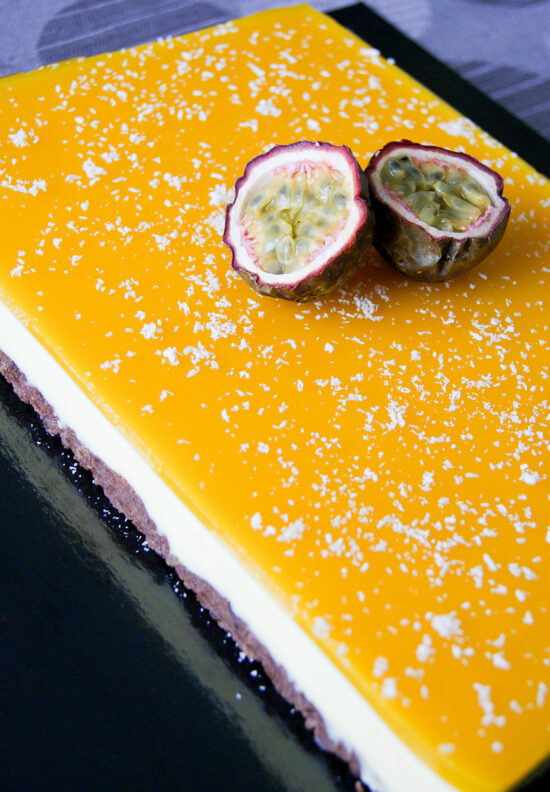 Bavarois Coco-Passion-Chocolat