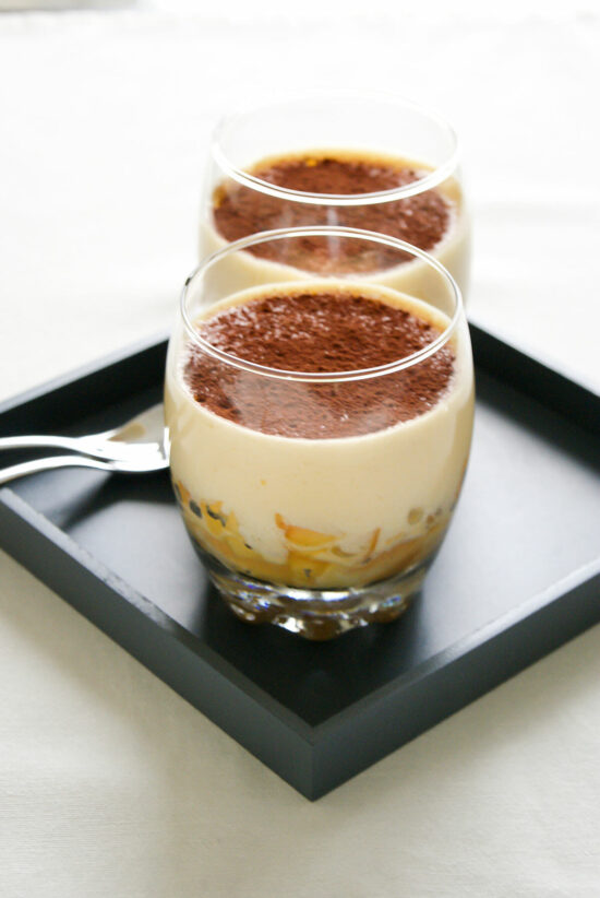 Tiramisu aux Pêches