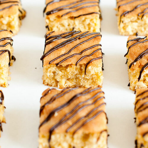 Recette blondie chocolat blanc - Lilie Bakery