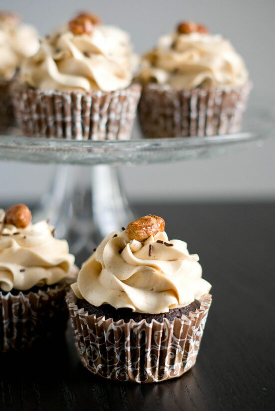 Cupcakes Chocolat & Beurre de Cacahuètes