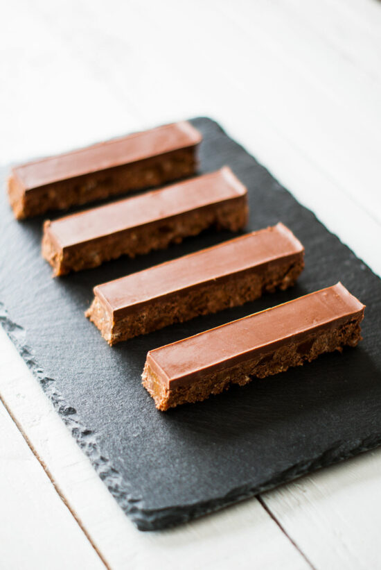 Barres Twix chocolat caramel, la recette facile