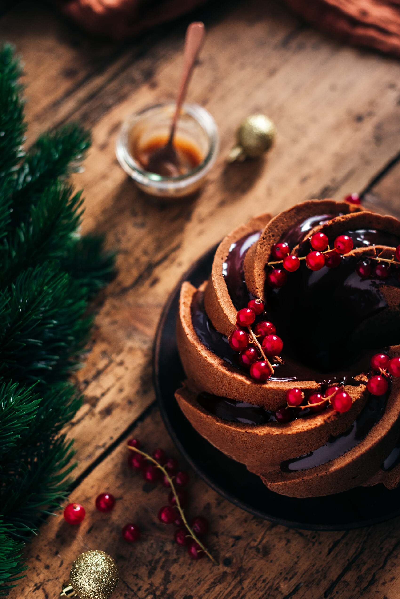 Bundt cake crème de marrons chocolat - Lilie Bakery