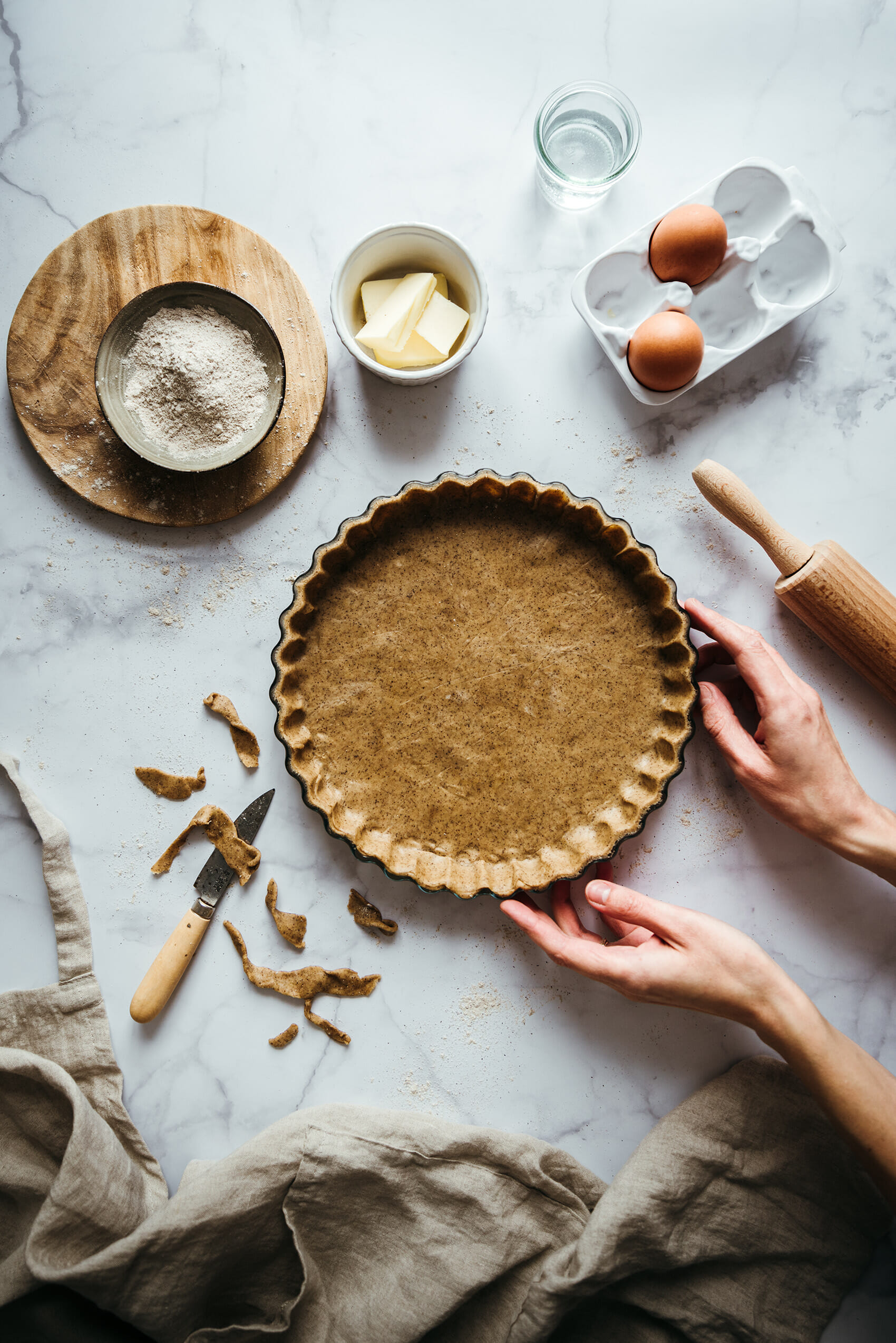 Pâte brisée sarrasin - Lilie Bakery