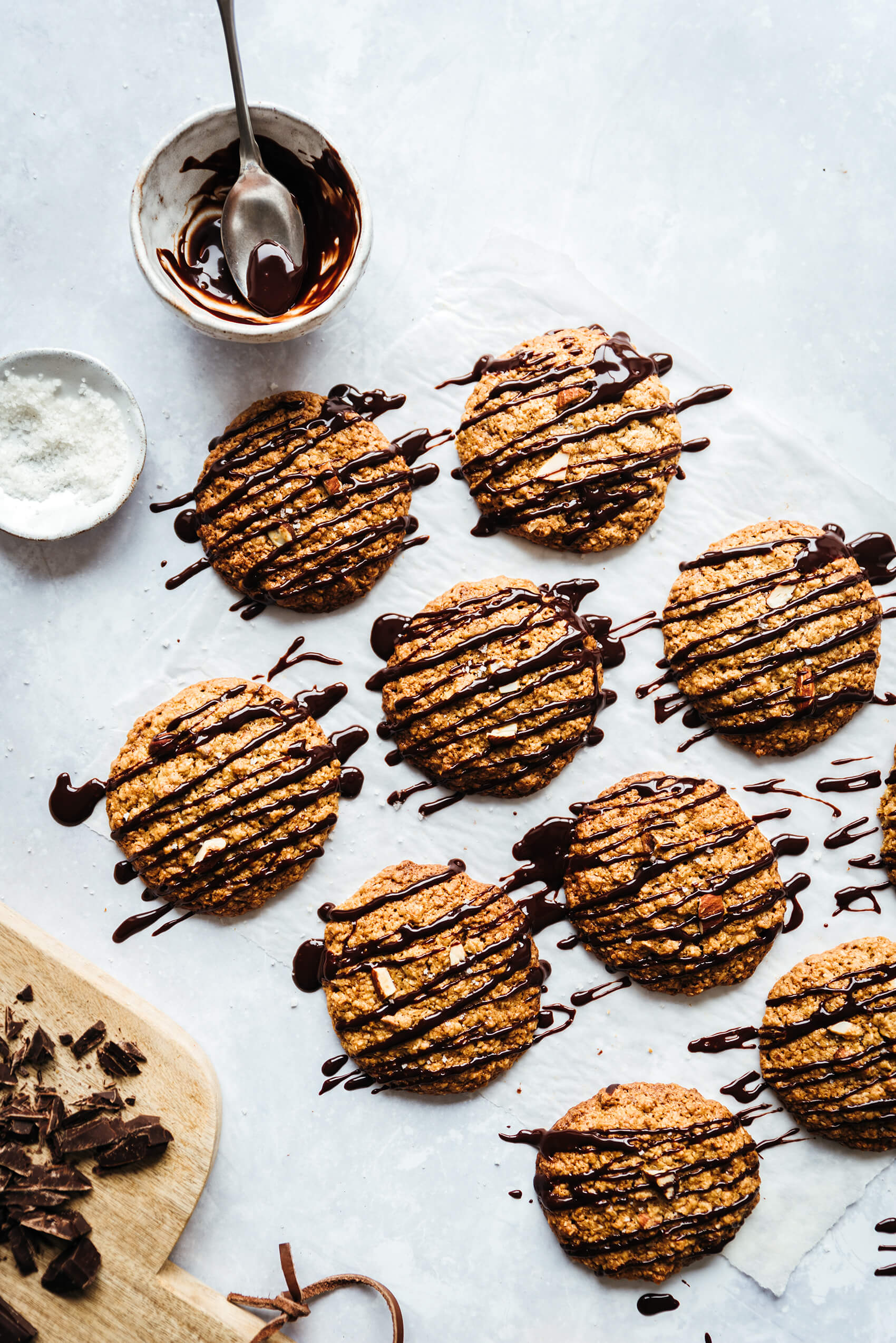 Cookies granola sauce chocolat - Lilie Bakery