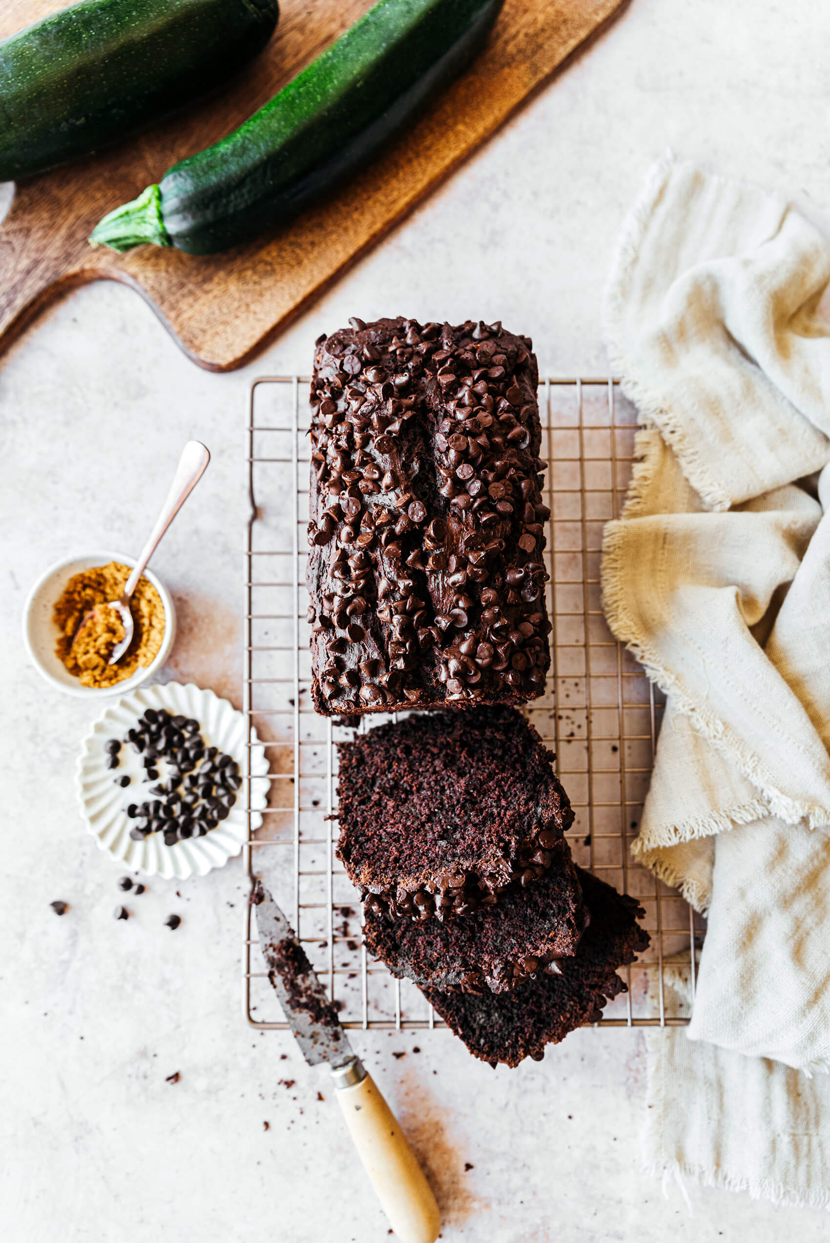 Zucchini chocolate cake - Lilie Bakery