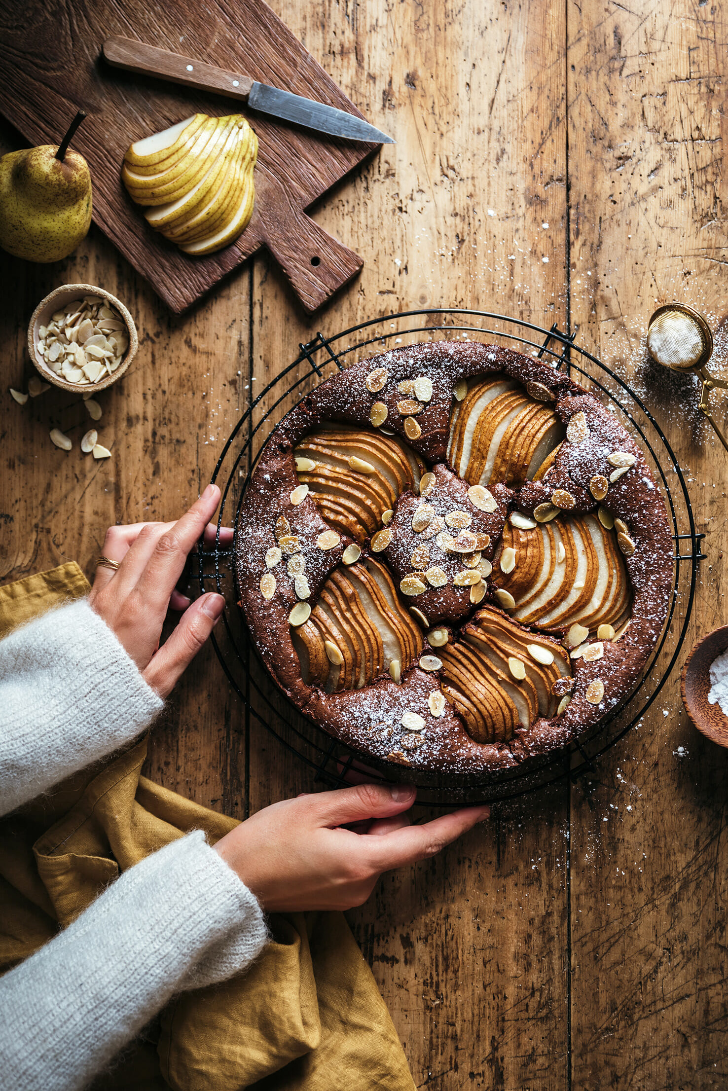 Gâteau poire chocolat sans gluten - Lilie Bakery