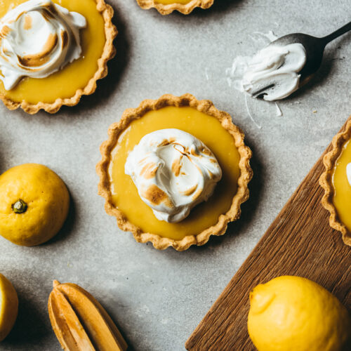 Tartelettes citron meringuées gingembre - Lilie Bakery