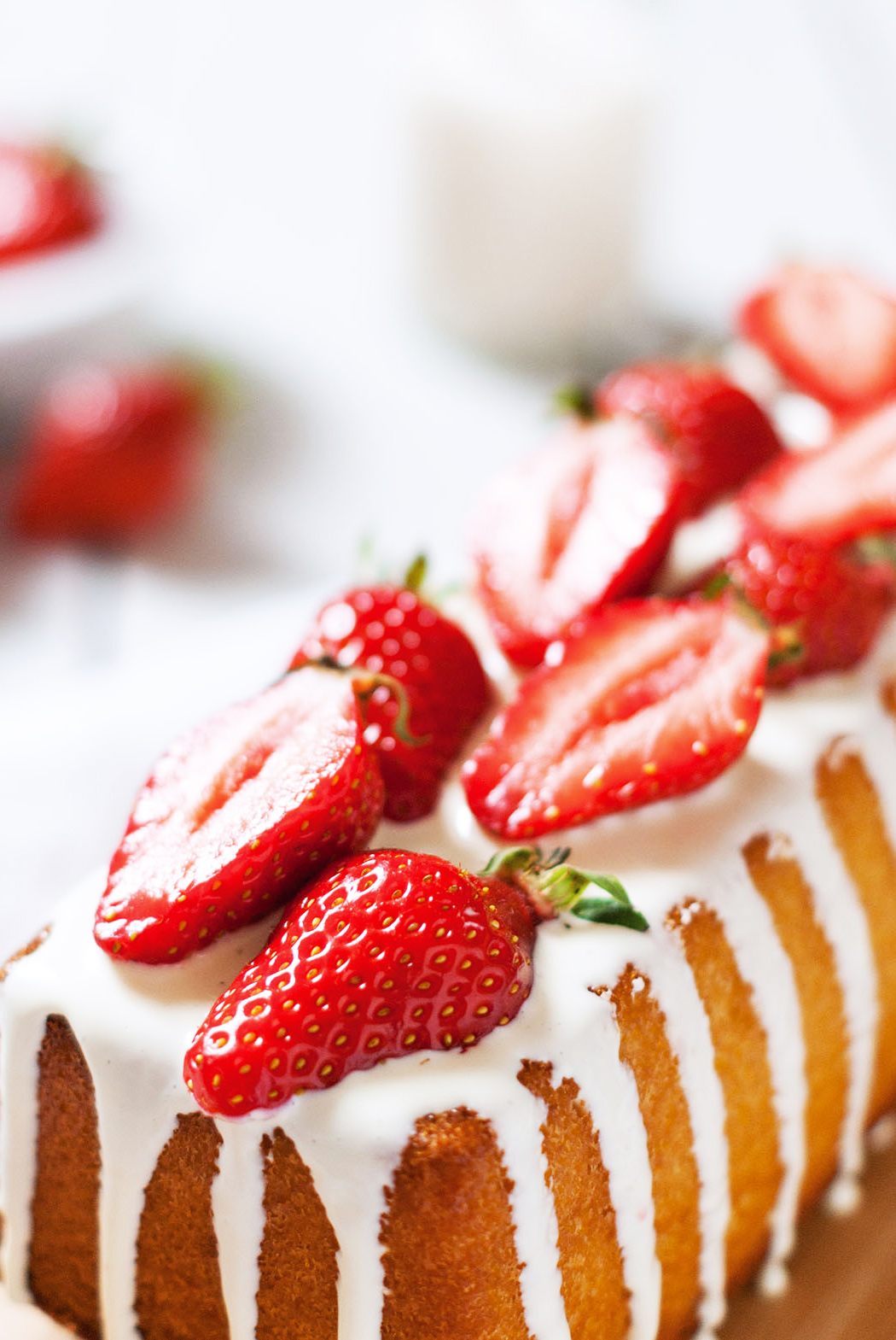 Cake étoilé vanille fraise recette - Lilie Bakery