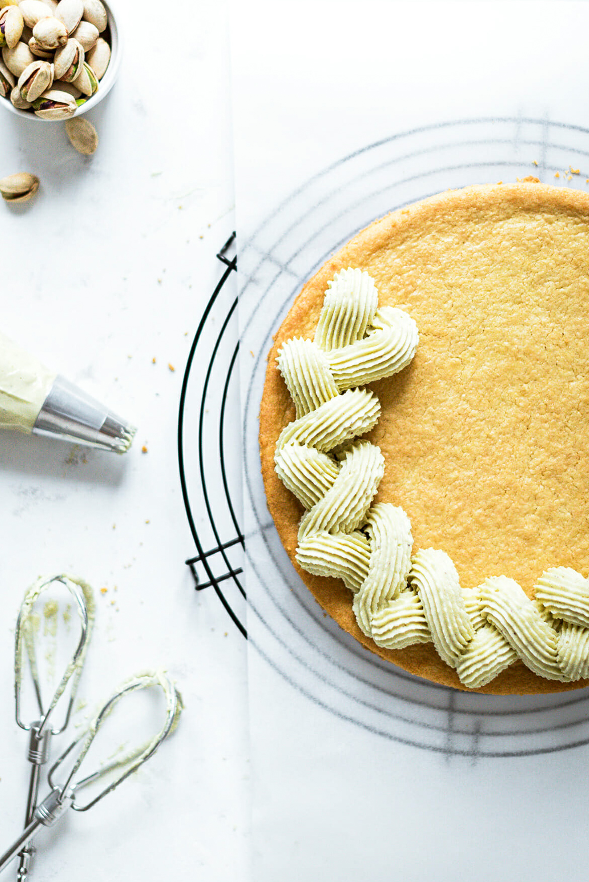 Ganache pistache - Lilie Bakery