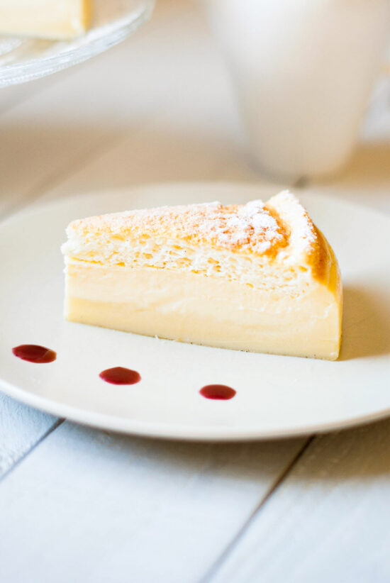 Gâteau magique à la vanille des îles