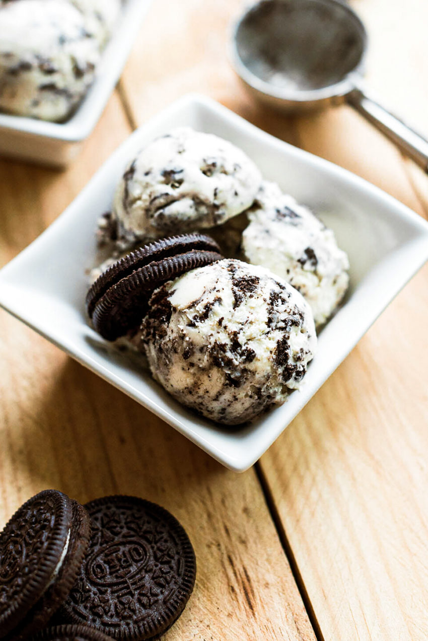 Glace oreo recette - Lilie Bakery