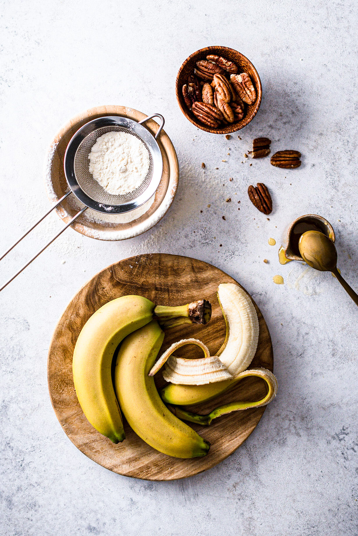 Ingrédients gâteau à la banane - Lilie Bakery