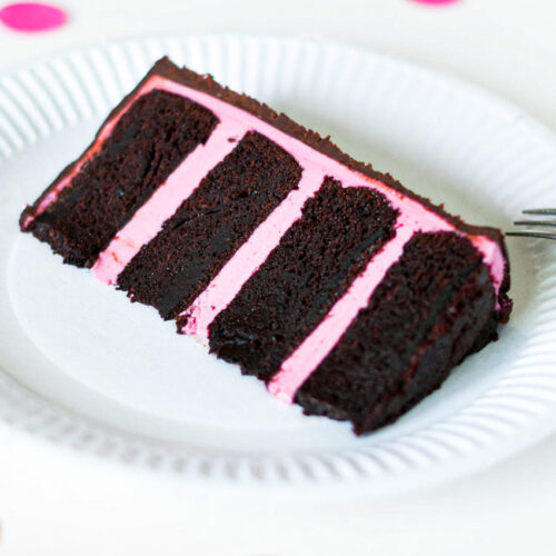 Layer cake chocolat framboise - Lilie Bakery