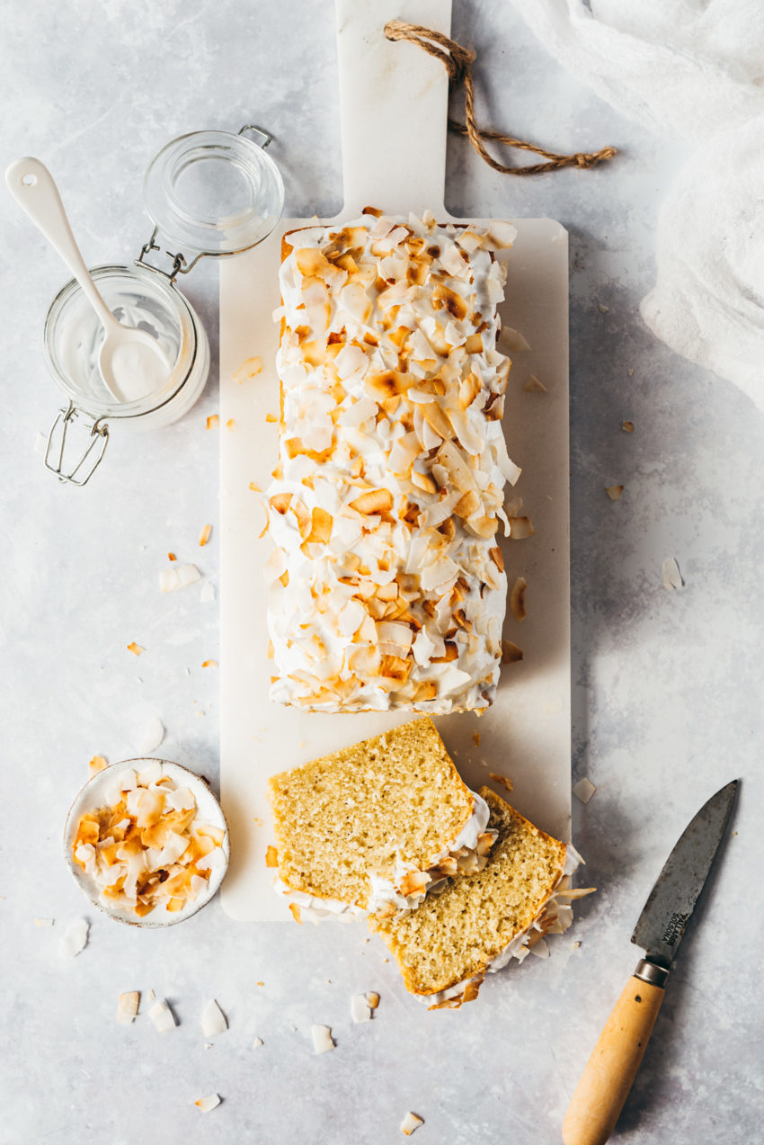 Coconut Cake Coconut Icing - Lilie Bakery