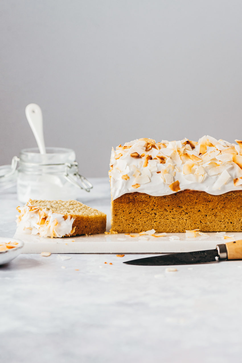 Coconut Cake Coconut Icing - Lilie Bakery