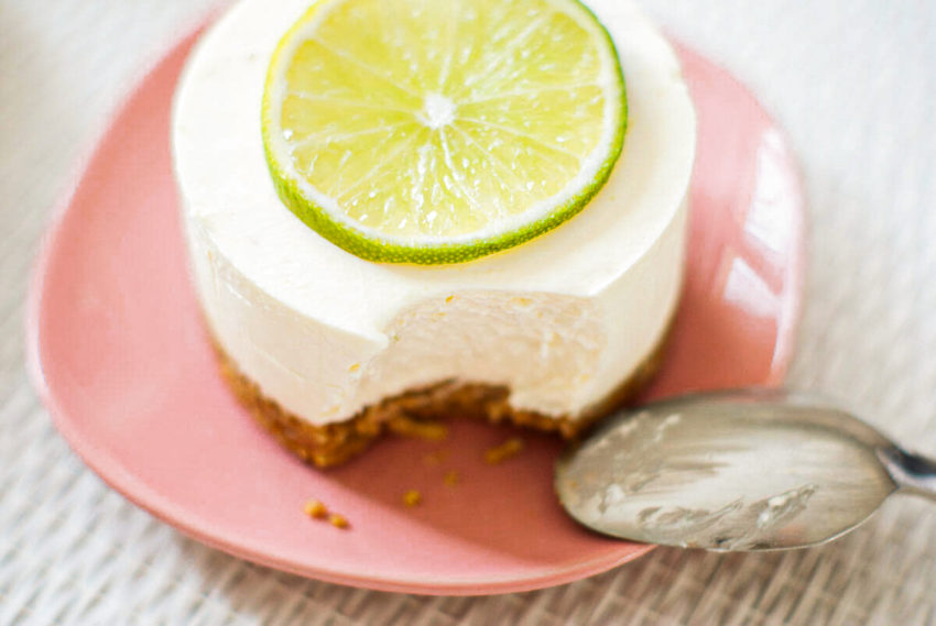 Cheesecakes citron vert sans cuisson - Lilie Bakery