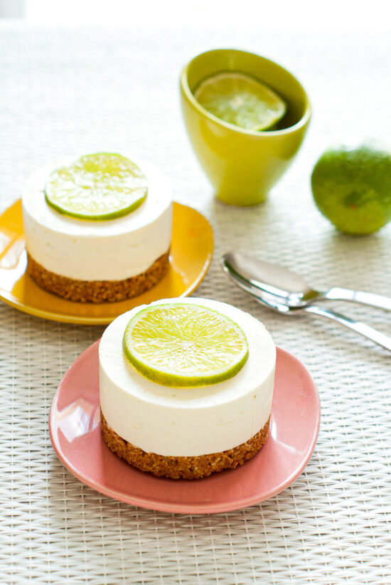 Cheesecakes Citron Vert Sans Cuisson