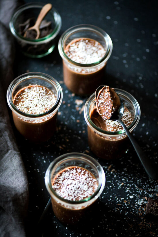 Crèmes Chocolat Coco Sans Oeuf (Vegan)