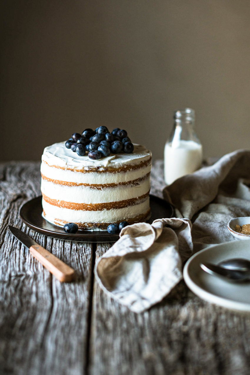 Layer Cake Myrtilles Citron - Lilie Bakery