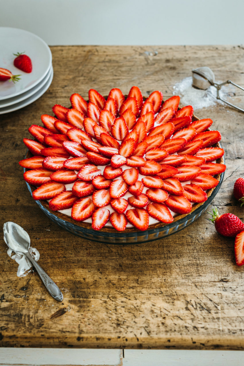 Tarte aux fraises Cyril Lignac - Lilie Bakery