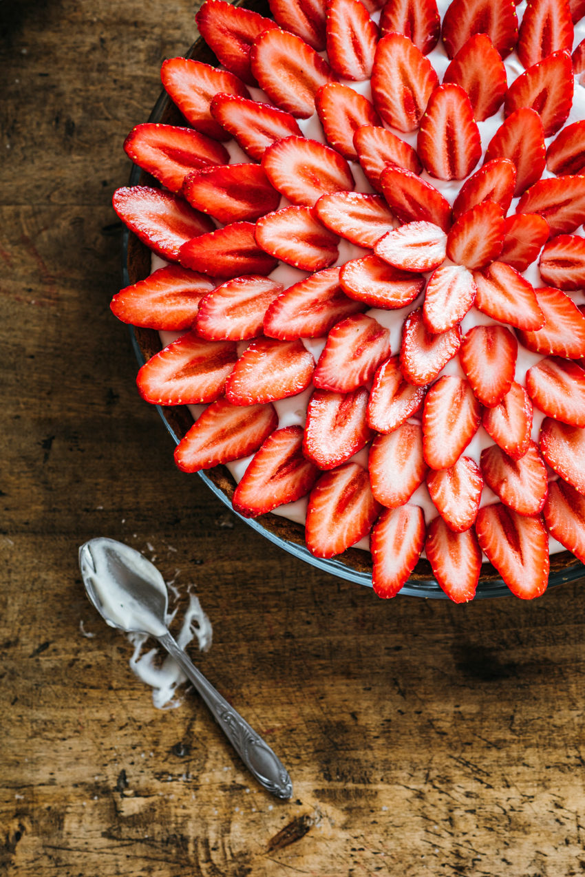 Tarte aux fraises Cyril Lignac - Lilie Bakery