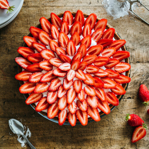 Tarte aux fraises Cyril Lignac - Lilie Bakery
