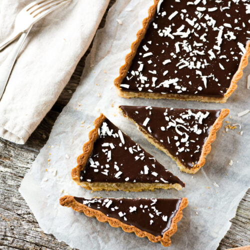 Chocolate Coconut Tart - Lilie Bakery