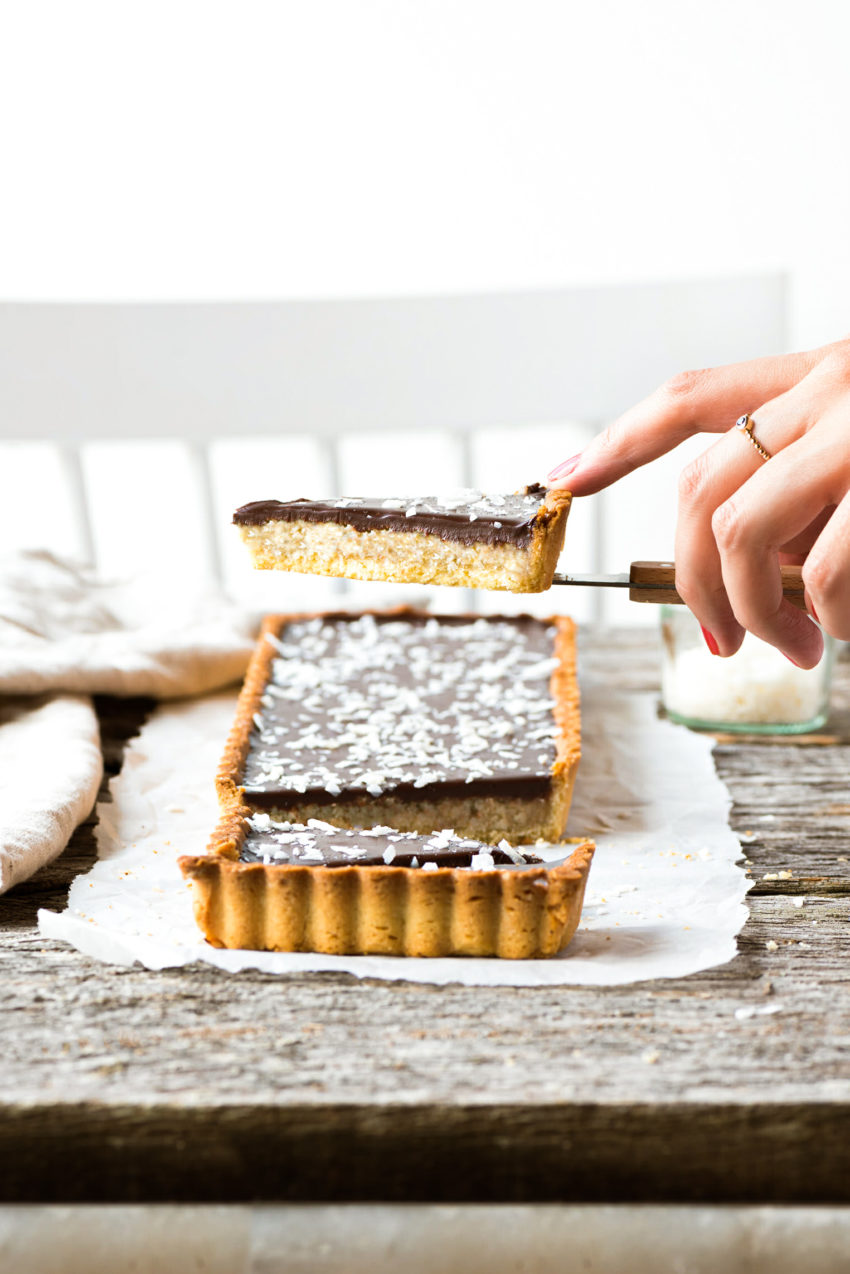 Chocolate Coconut Tart - Lilie Bakery