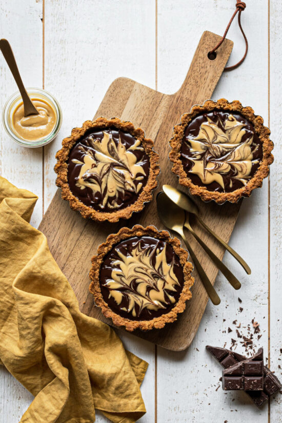 Tartes Chocolat Cacahuète