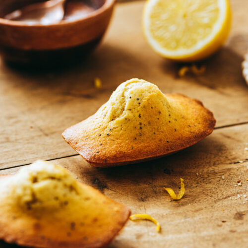 Lemon and poppy madeleines - Lilie Bakery