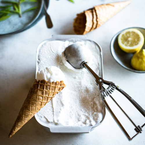 Sorbet citron verveine - Lilie Bakery