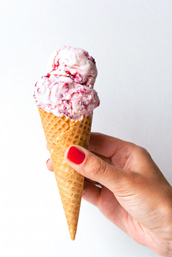 Glace Framboise Maison