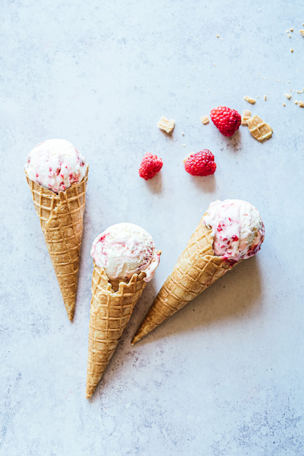 Glace yaourt onctueuse compotée framboise - Lilie Bakery