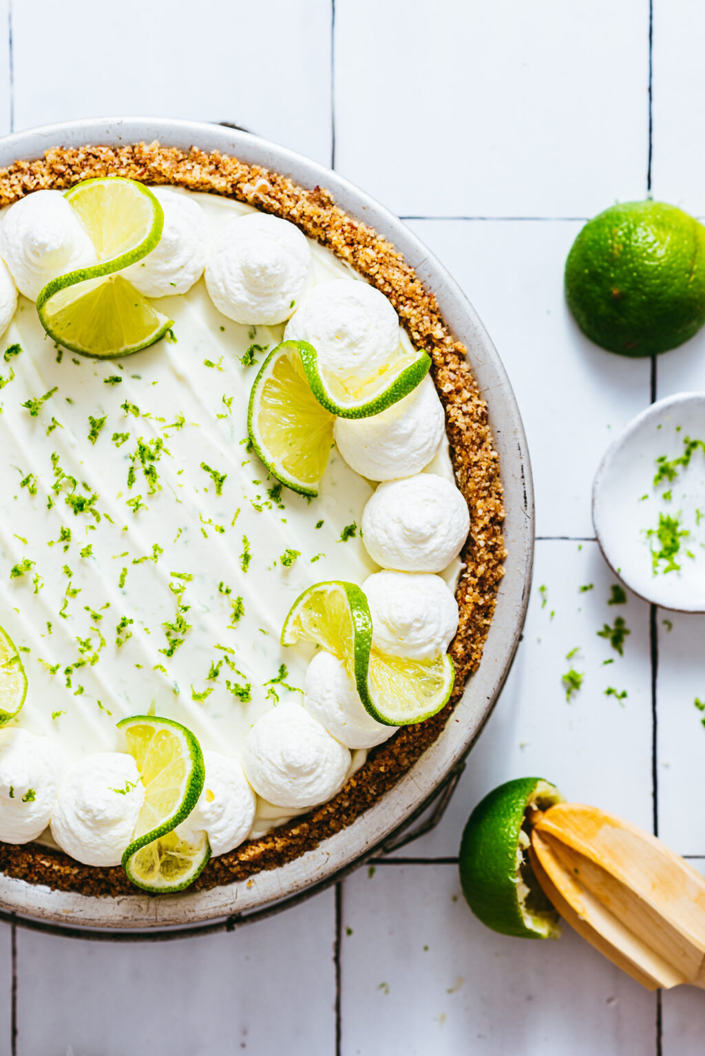 Key lime pie sans cuisson - Lilie Bakery