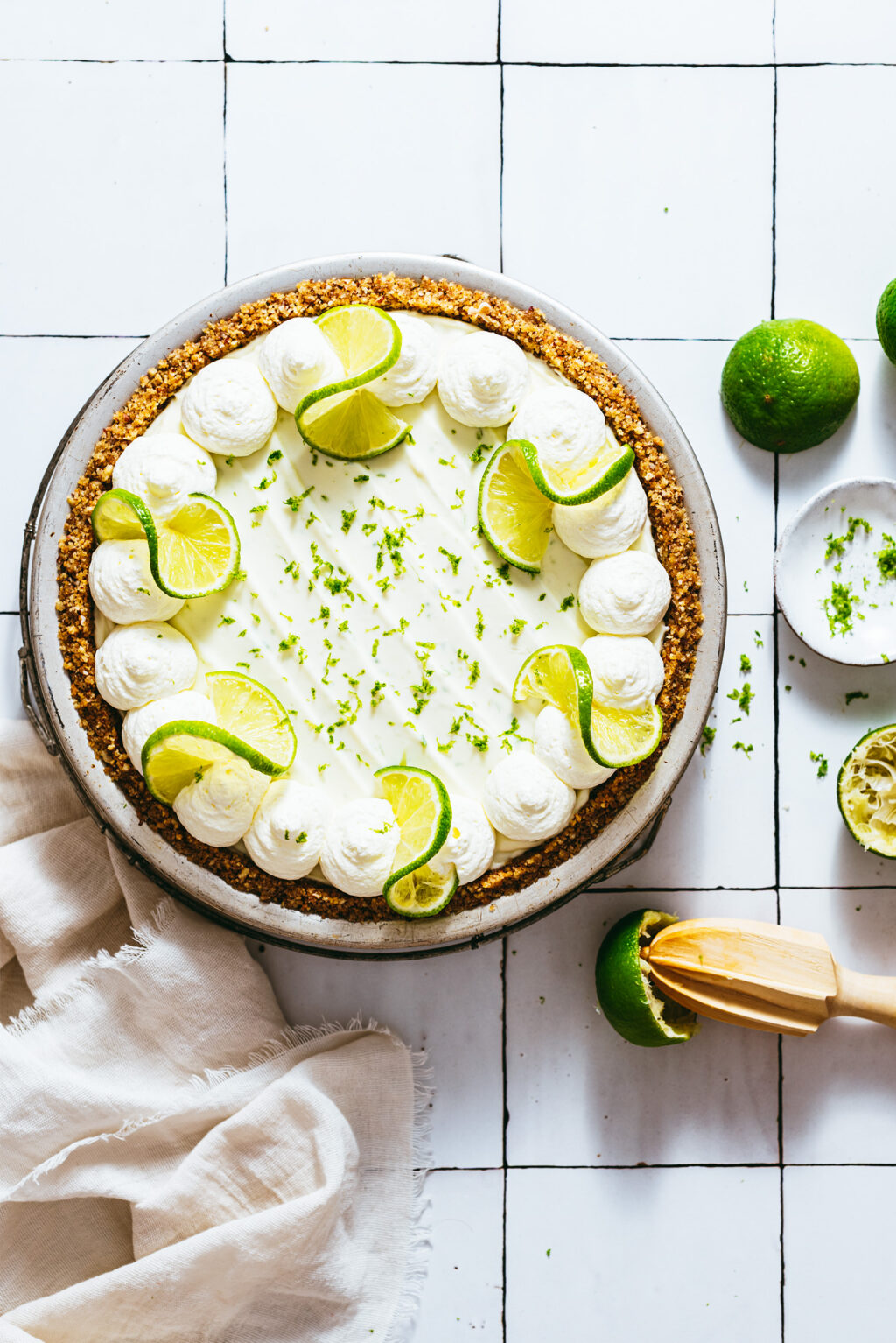 Key lime pie sans cuisson - Lilie Bakery