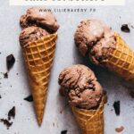 Glace au chocolat sans sorbeti&egrave;re - Lilie Bakery