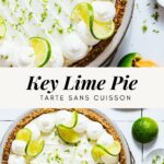 Key lime pie tarte citron vert sans cuisson - Lilie Bakery