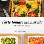 Tarte tomate mozzarella pesto - Lilie Bakery
