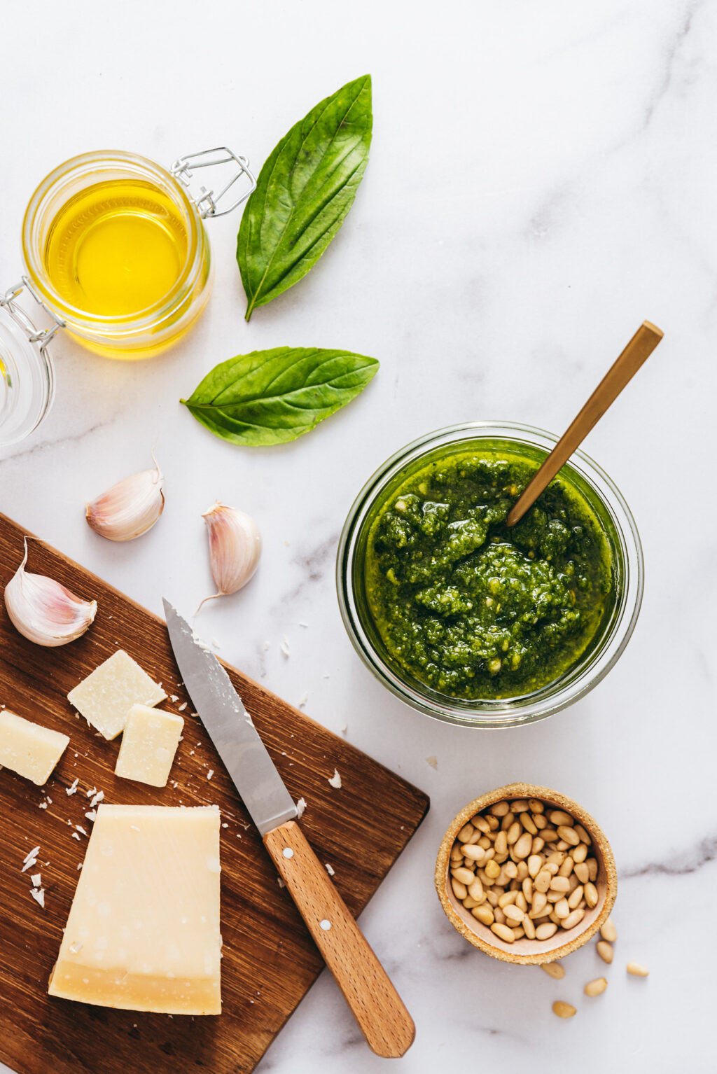 Pesto basilic maison recette - Lilie Bakery