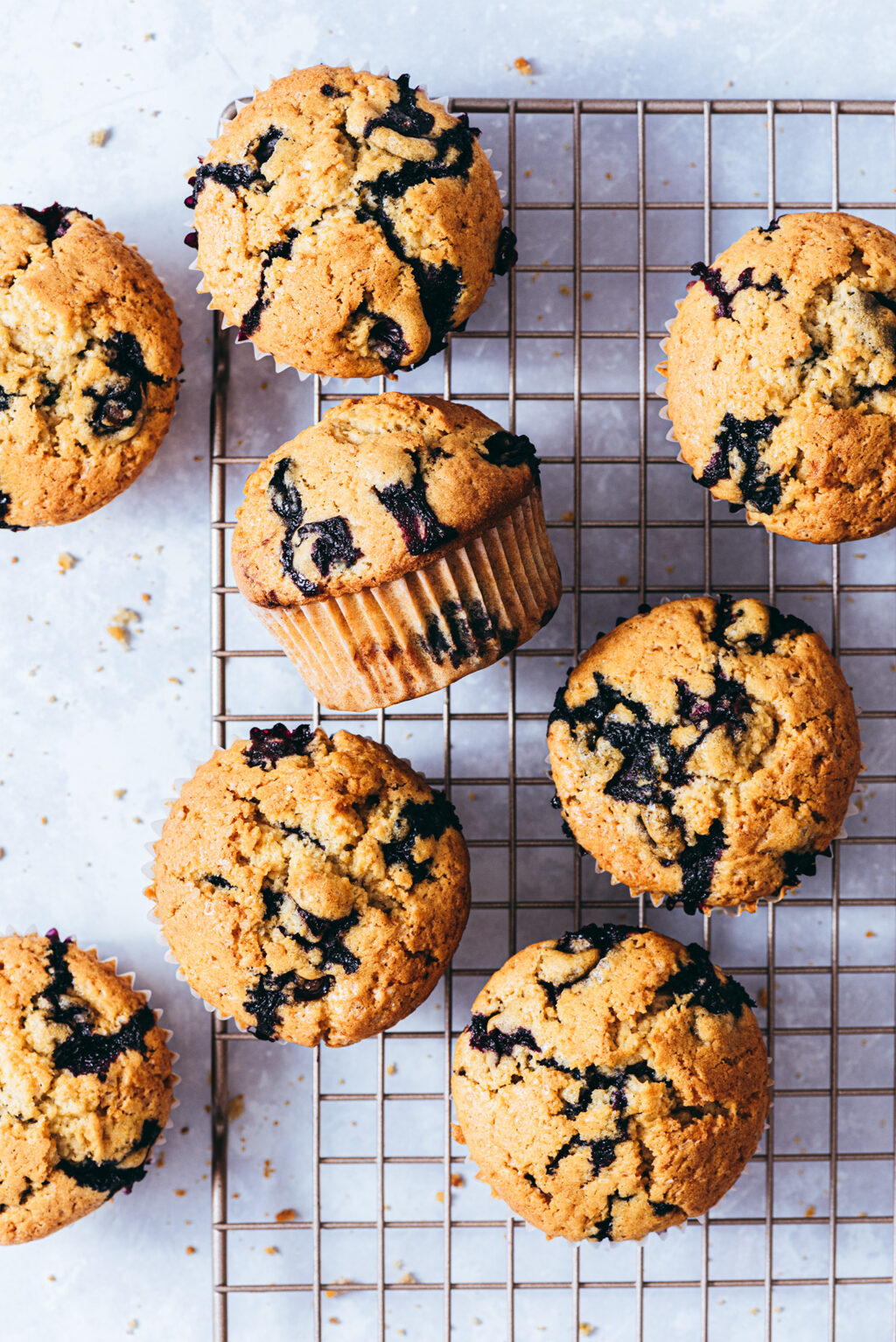 Muffins aux myrtilles - Lilie Bakery