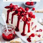 Parfait glac&eacute; framboise nougat - Lilie Bakery