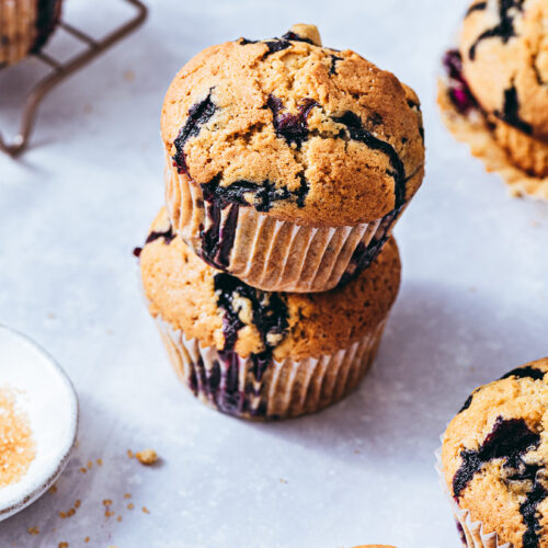 Recette muffins myrtilles moelleux - Lilie Bakery