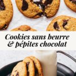 Cookies huile de coco chocolat sans beurre Lilie Bakery