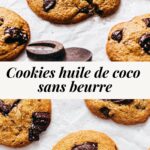 Cookies huile de coco p&eacute;pites chocolat sans beurre Lilie Bakery