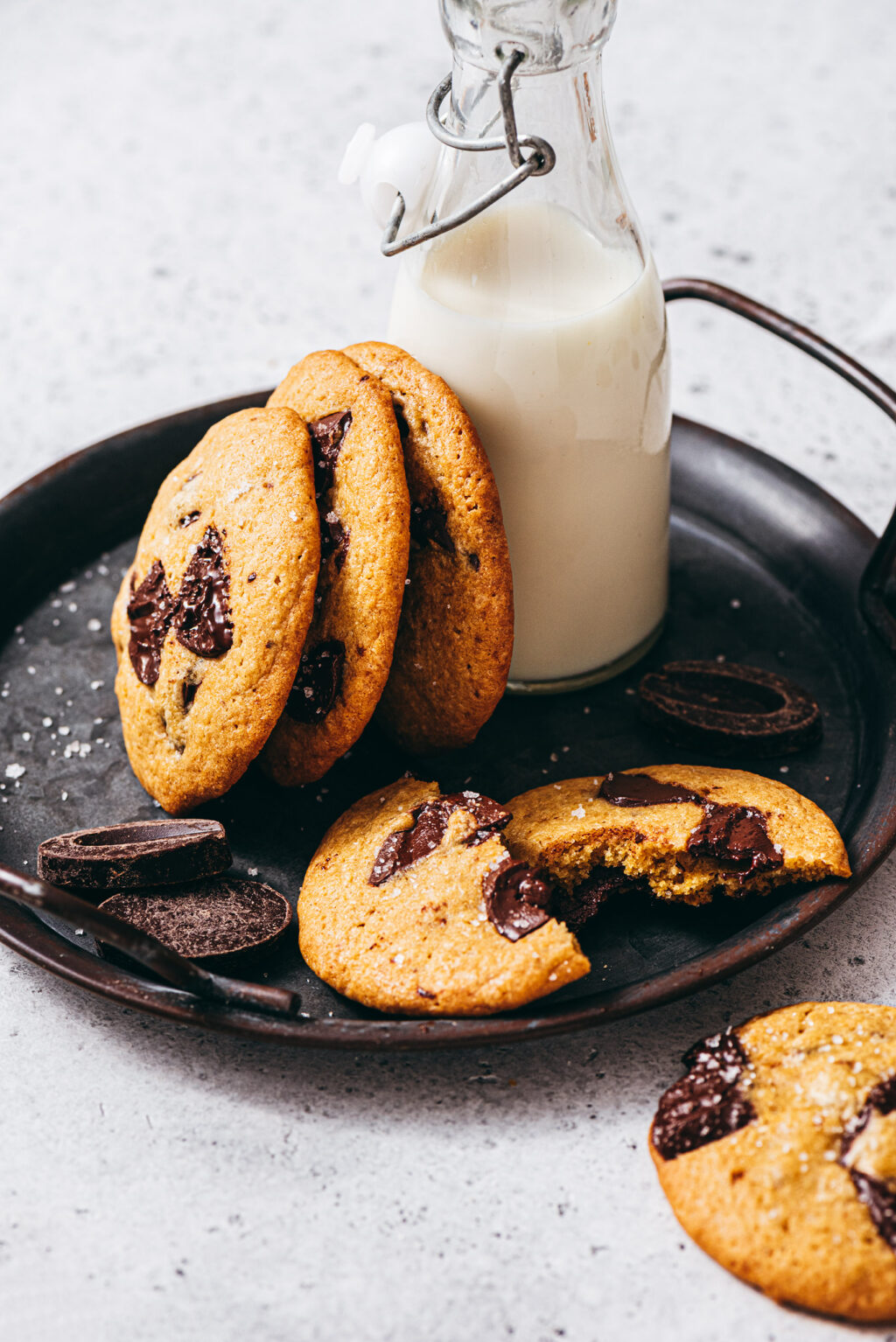 Cookies huile de coco pépites chocolat sans beurre - Lilie Bakery