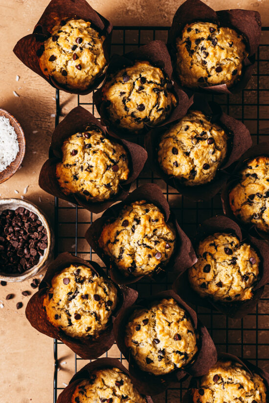 Muffins Noix de Coco Pépites de Chocolat