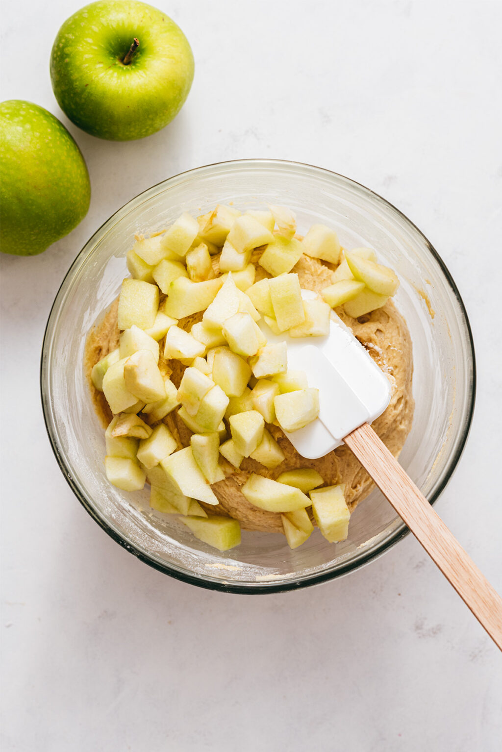 Dés de pomme muffins - Lilie Bakery
