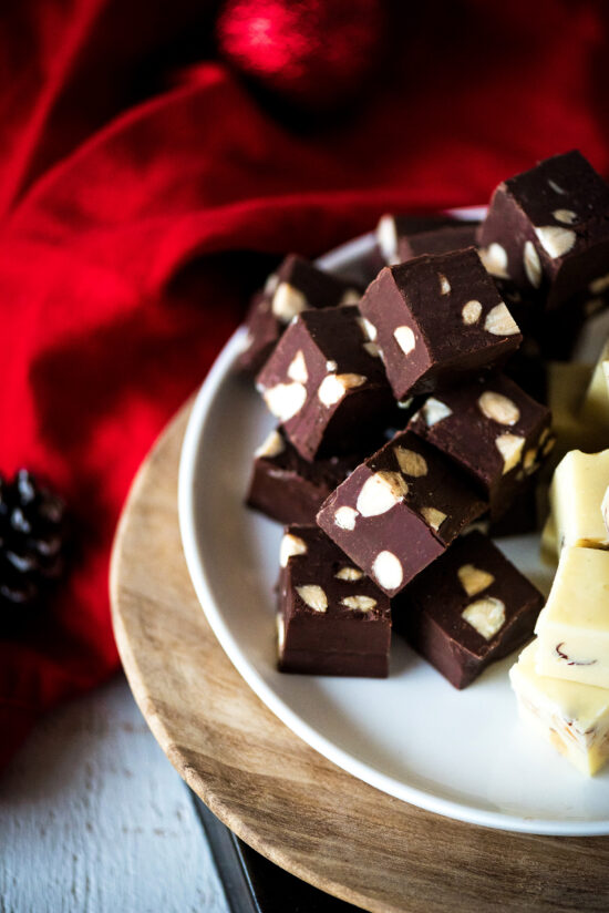 Fudge au Chocolat Noir & Chocolat Blanc