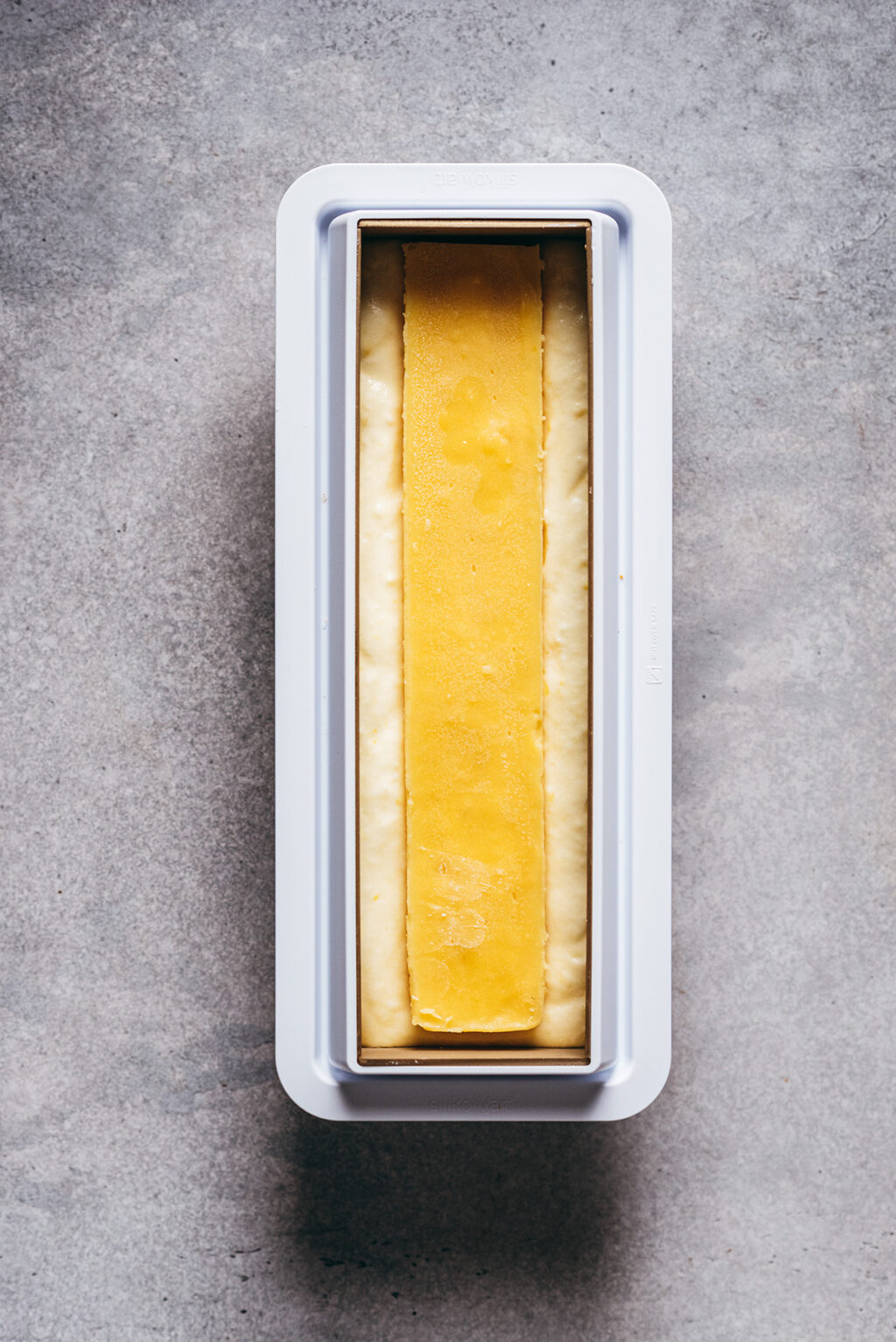 Pas à pas 2 bûche insert crémeux citron